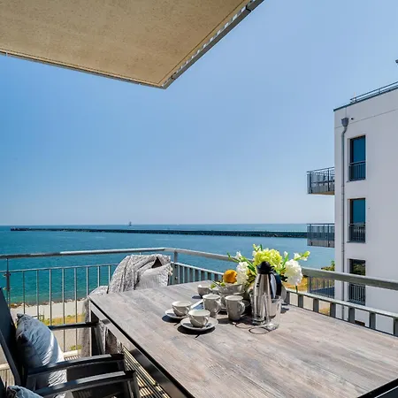 Ocean Bird- 2 Og, Balkon, Fahrstuhl, Kamin * Olpenitz
